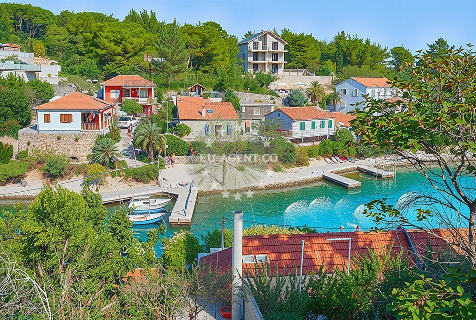 Additional view of Jetty buoy field in Jetty in Vrbanj on the island Hvar, Central Dalmatia, Croatia photo 5