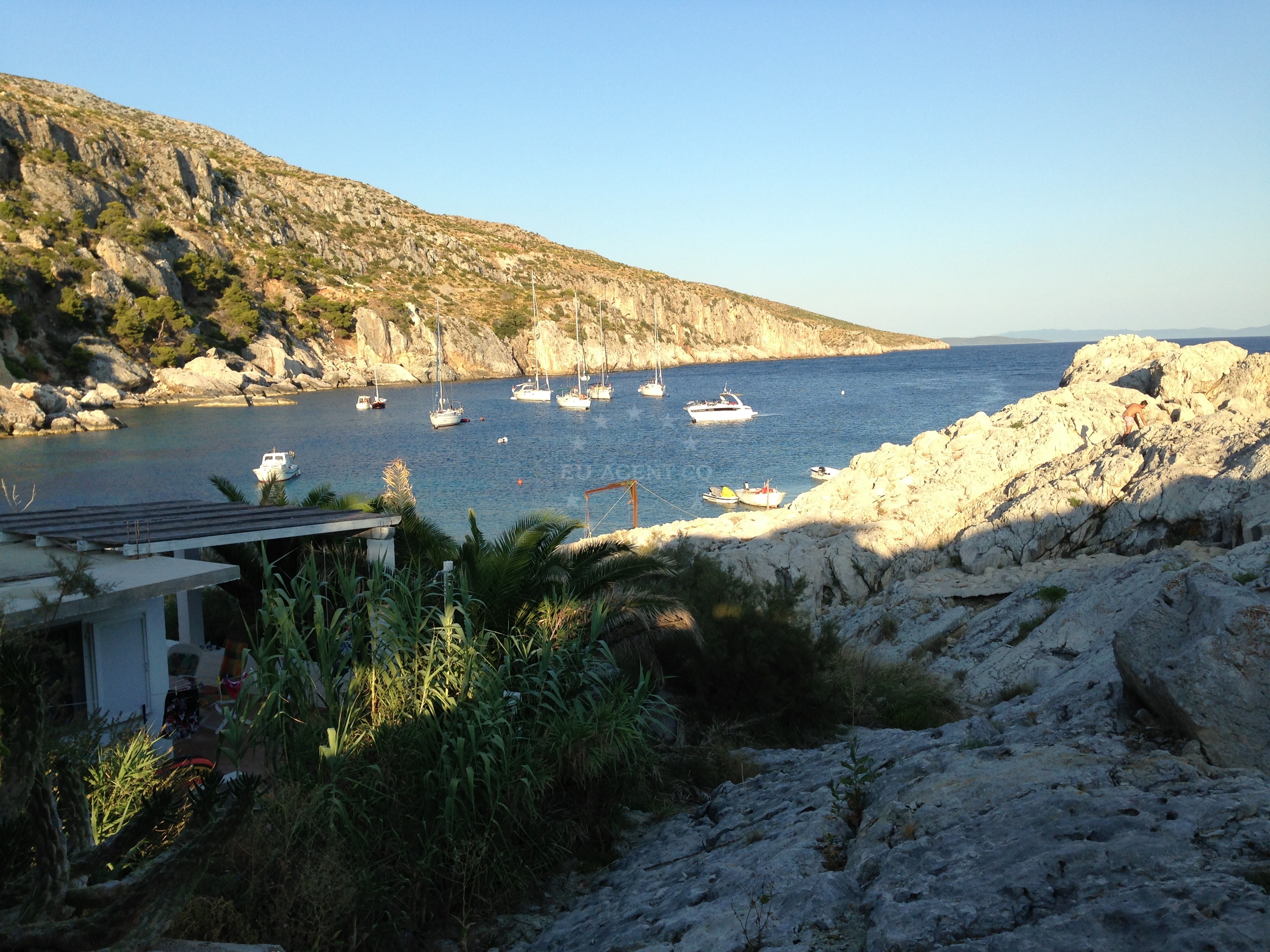 Konoba Gego restaurant overlooking Zarace Bay