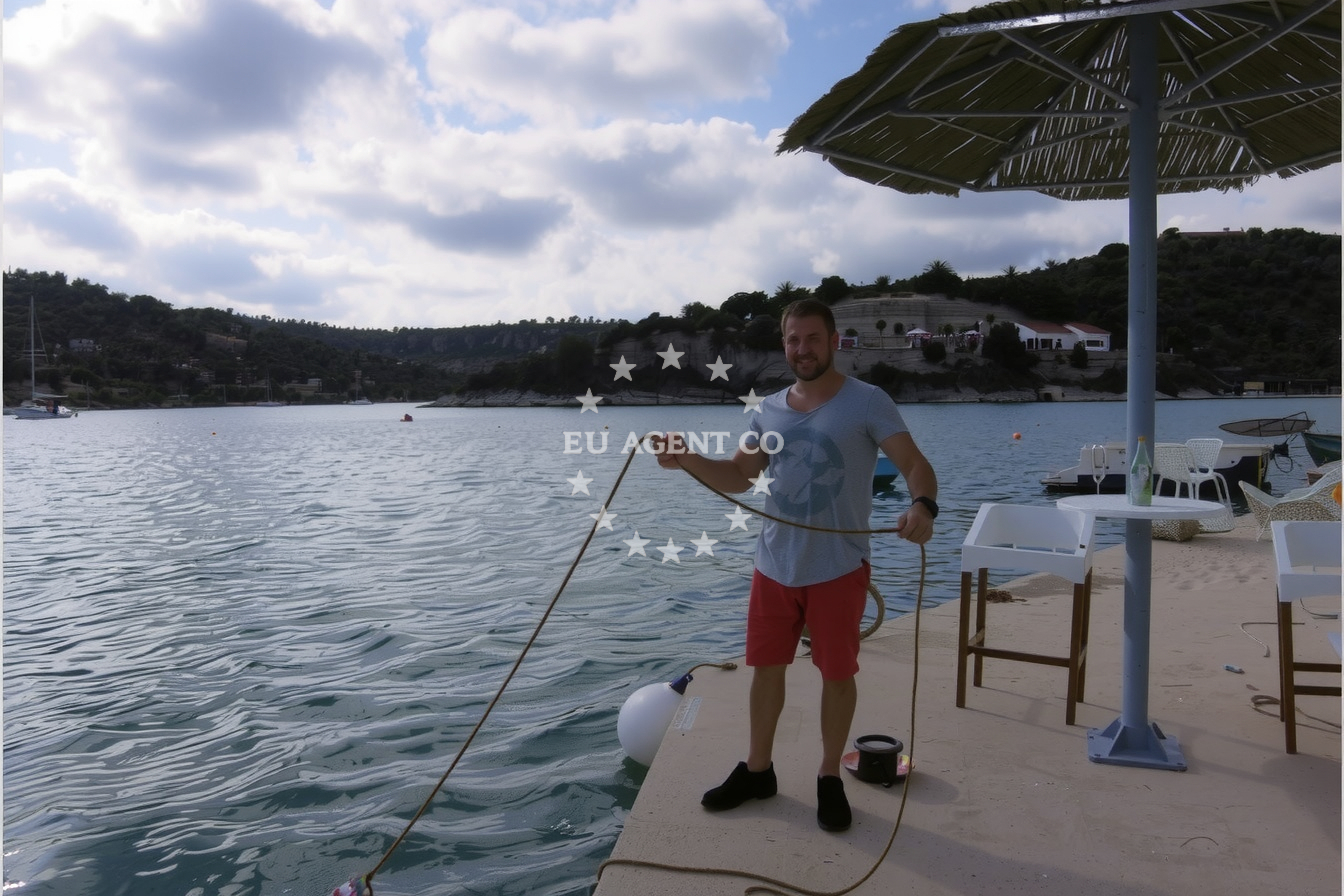 Additional view of Quay buoy field in Quay in Krvavica, Central Dalmatia, Croatia photo 6