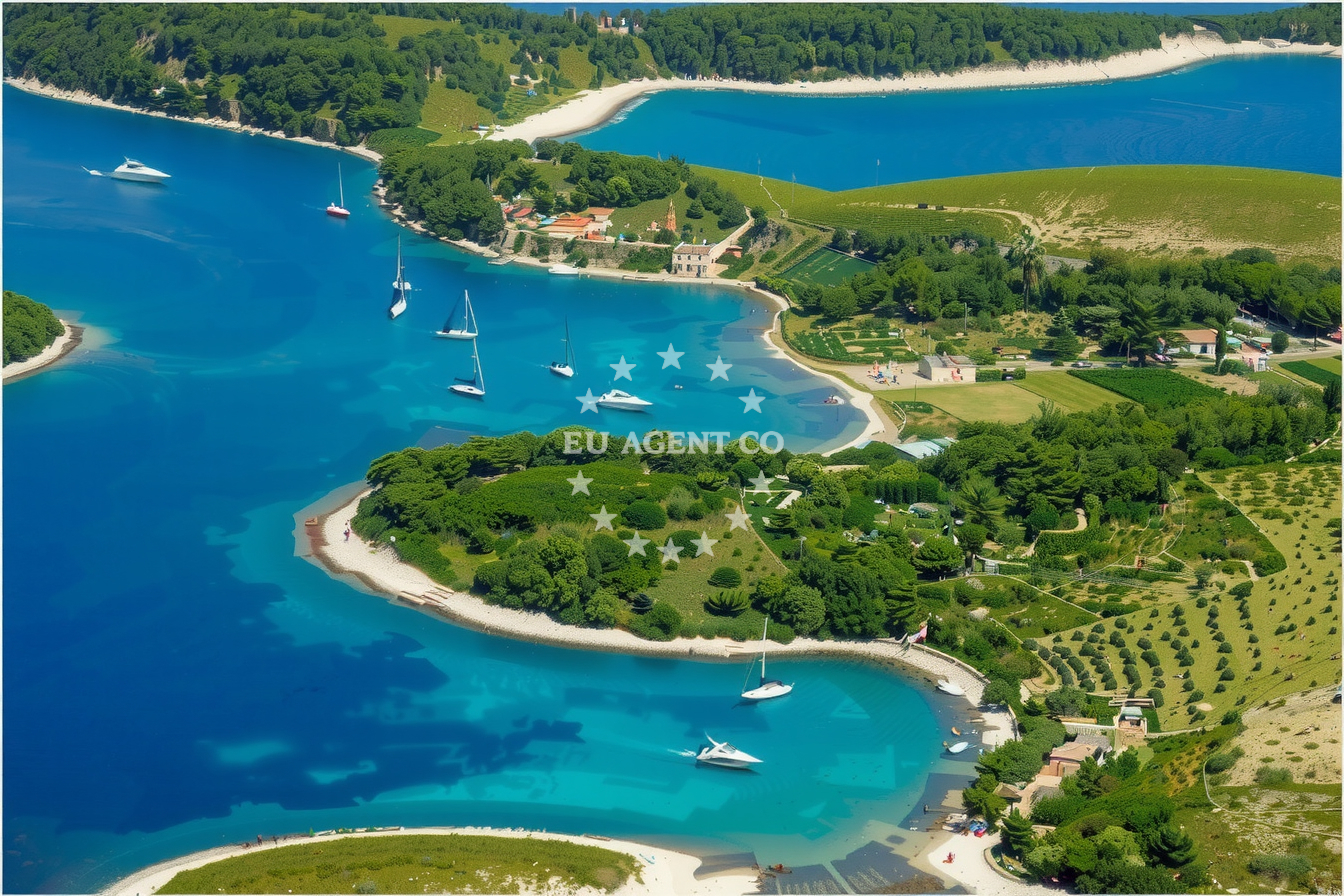 Additional view of Quay buoy field in Quay on the island Marinkovac, Central Dalmatia, Croatia photo 9