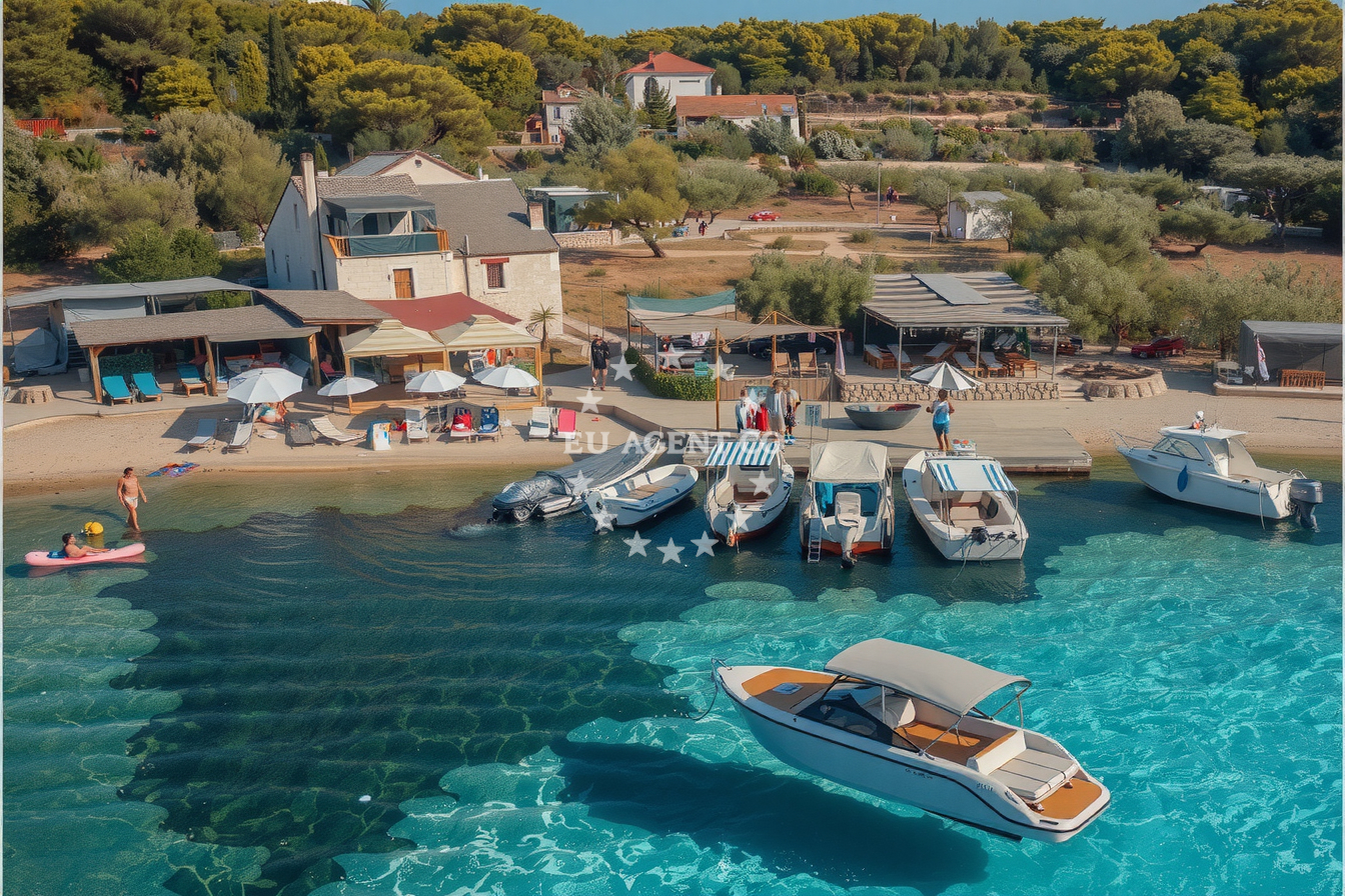 Additional view of Quay buoy field in Quay on the island Marinkovac, Central Dalmatia, Croatia photo 12