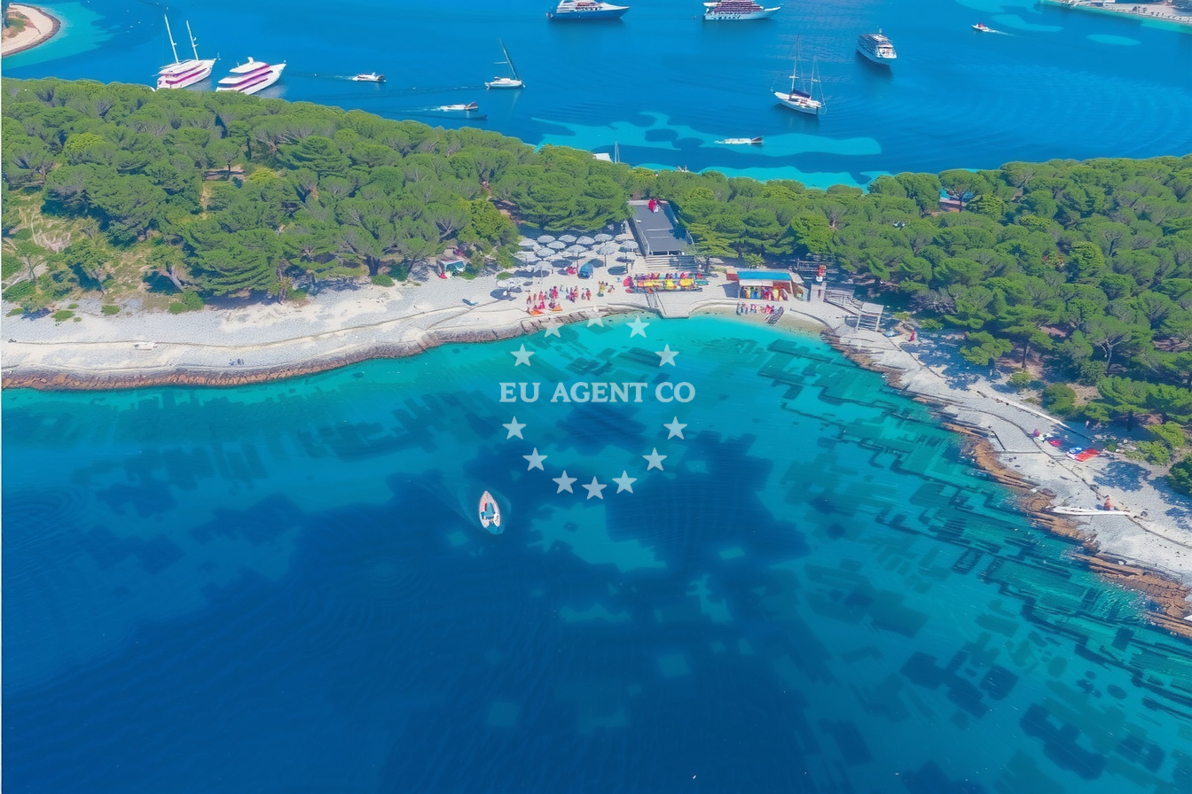 Additional view of Quay buoy field in Quay on the island Marinkovac, Central Dalmatia, Croatia photo 15