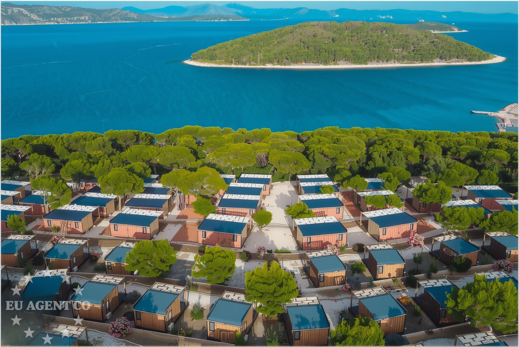 Additional view of Jetty buoy field in Jetty on the island Obonjan, Central Dalmatia, Croatia photo 4