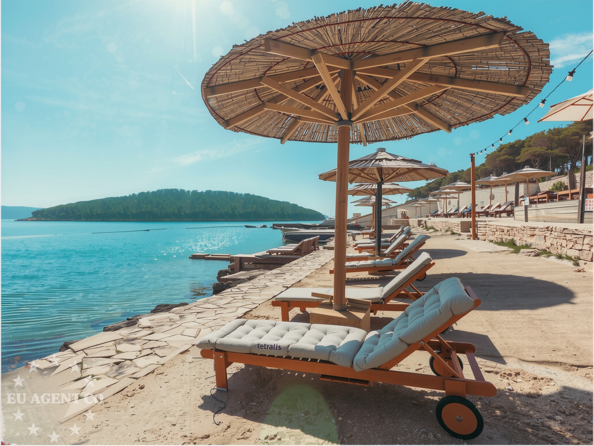 Additional view of Jetty buoy field in Jetty on the island Obonjan, Central Dalmatia, Croatia photo 5