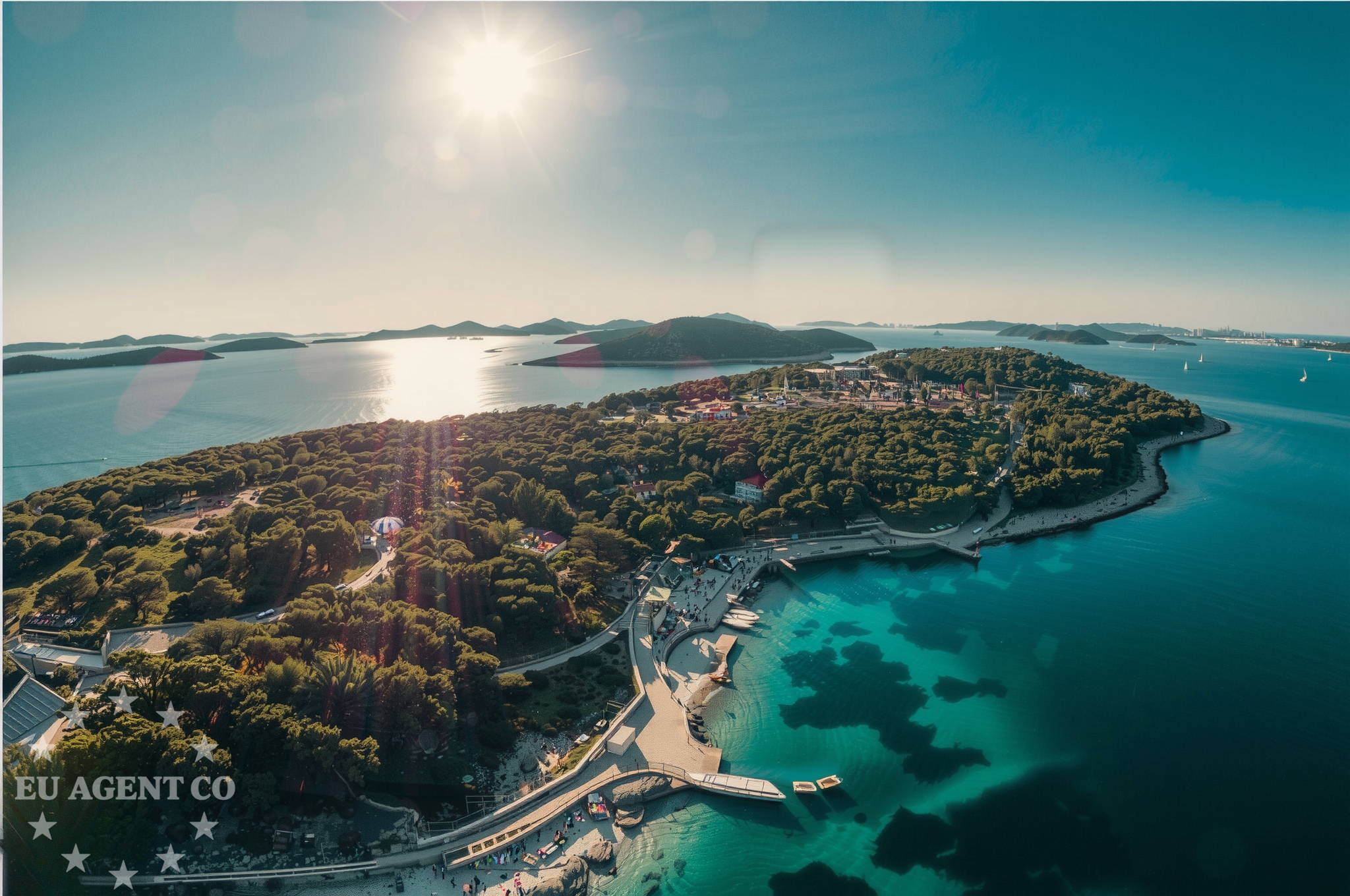 Additional view of Jetty buoy field in Jetty on the island Obonjan, Central Dalmatia, Croatia photo 6