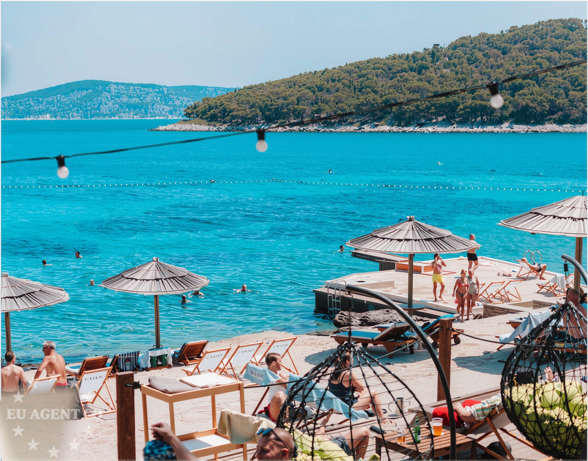 Additional view of Jetty buoy field in Jetty on the island Obonjan, Central Dalmatia, Croatia photo 7