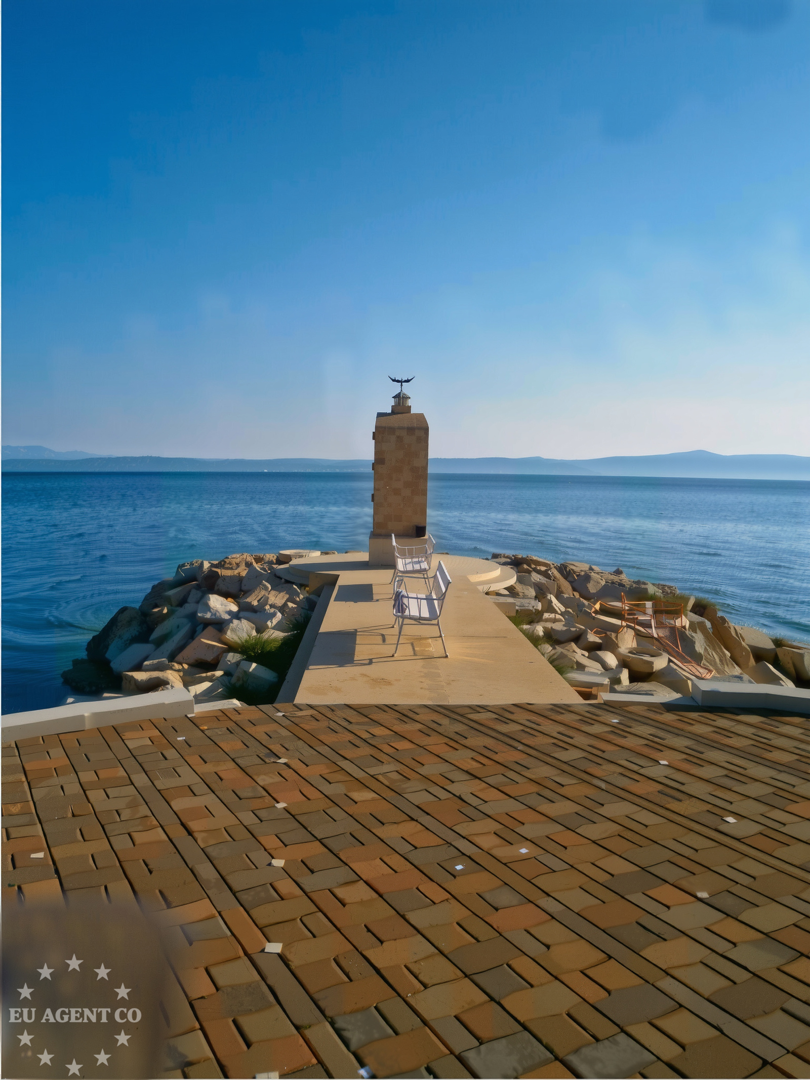 Approach and location view of Buoy buoy field in Buoy in Podgora, Central Dalmatia, Croatia photo 3