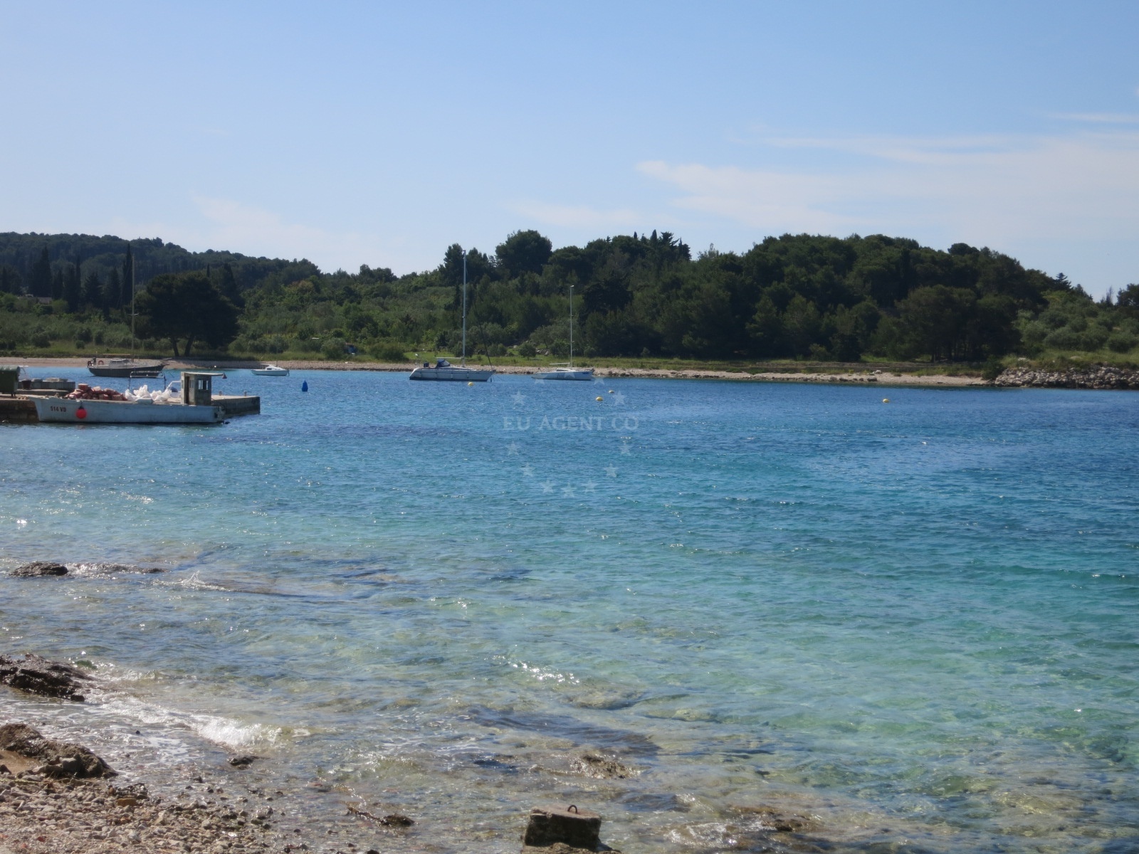 Buoy field near Ribarski Dvor restaurant on Prvić island
