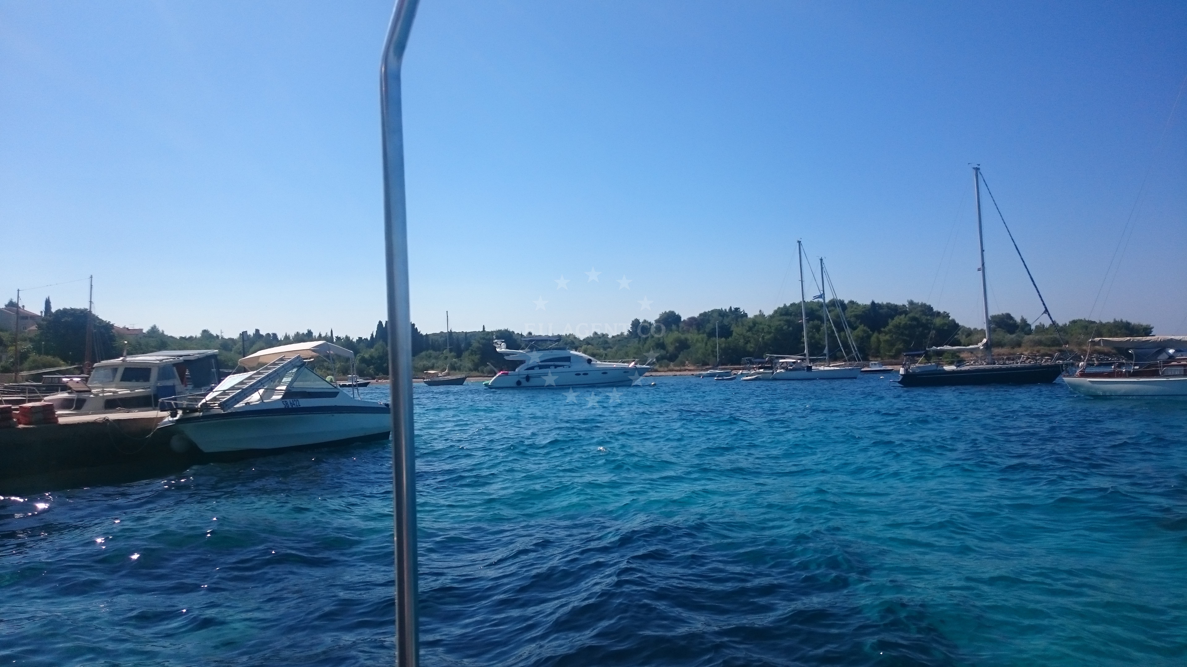 Mooring buoys at Prvić Šepurine, Central Dalmatia