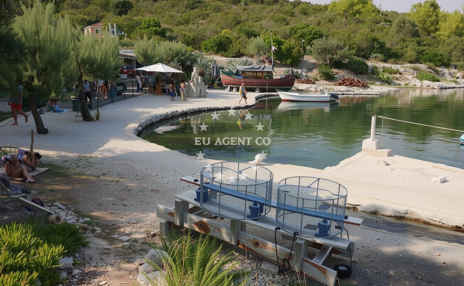 Additional view of Lovisce buoy field in Jetty on the island Šćedro, Central Dalmatia, Croatia photo 5