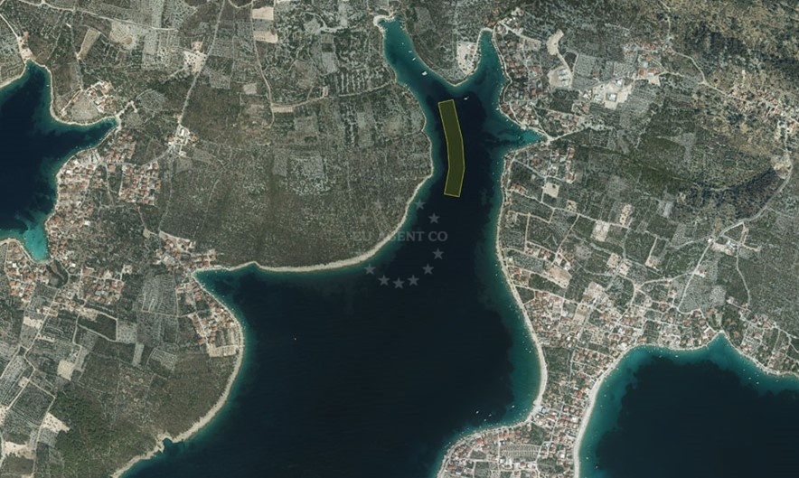 Buoy field in Sicenica, Sevid, Central Dalmatia, Croatia