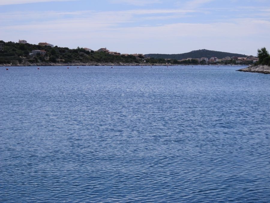 Boat mooring at Sicenica Buoy Field, Sevid, Croatia