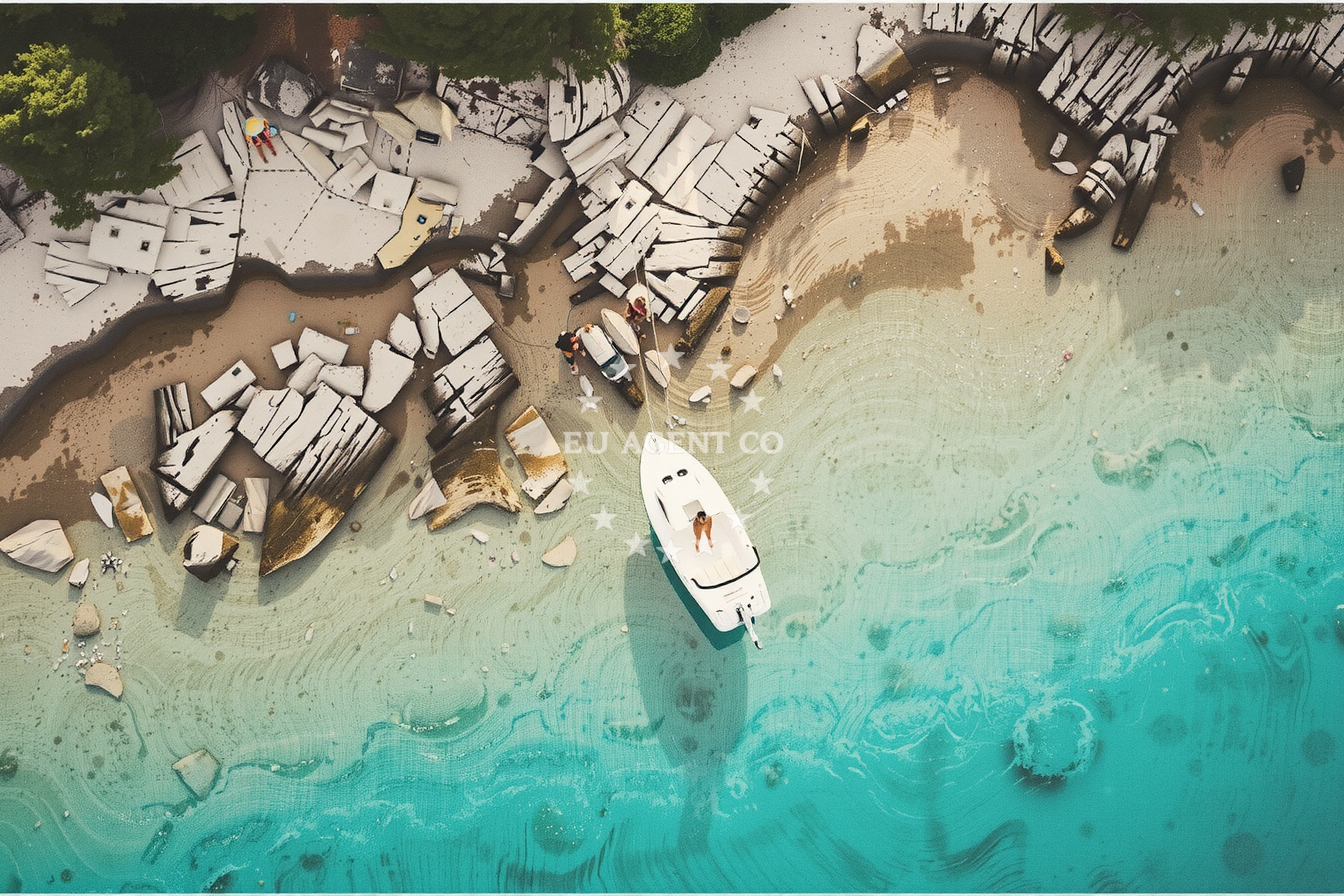 Additional view of Buoy field in Buoy field on the island Tijat, Central Dalmatia, Croatia photo 9