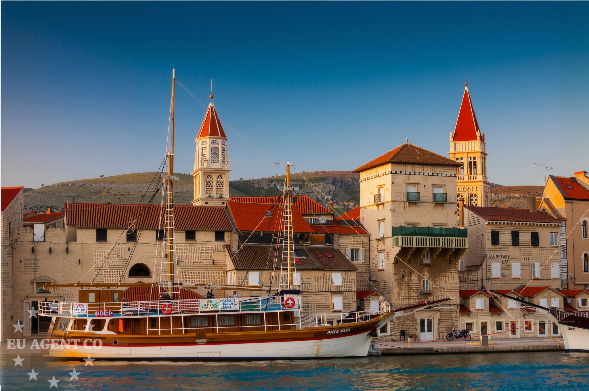 Additional view of Jetty buoy field in Jetty in Trogir, Central Dalmatia, Croatia photo 7