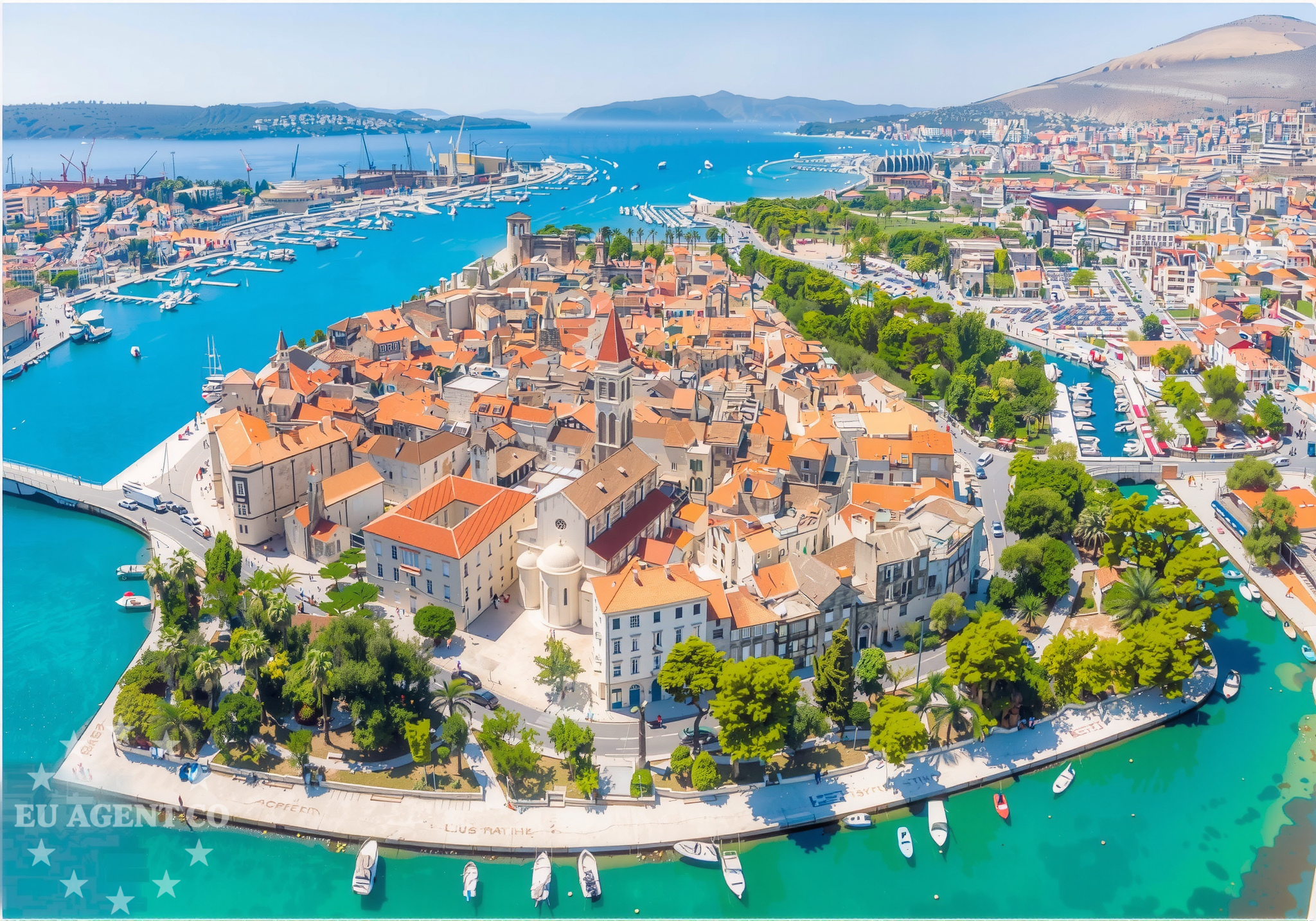 Additional view of Jetty buoy field in Jetty in Trogir, Central Dalmatia, Croatia photo 14