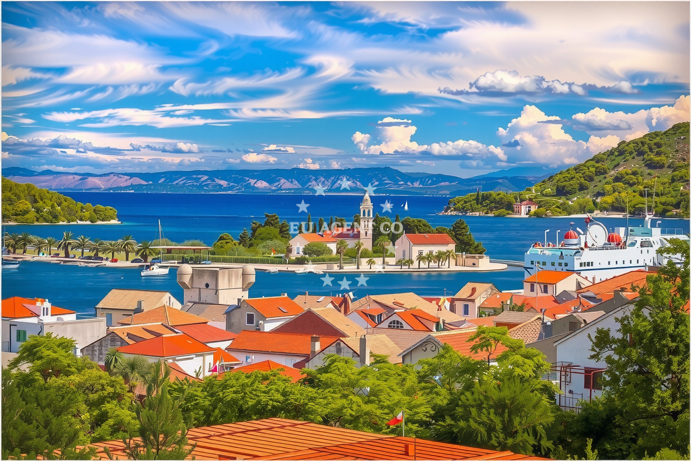 Additional view of Quay buoy field in Quay on the island Vis, Central Dalmatia, Croatia photo 10