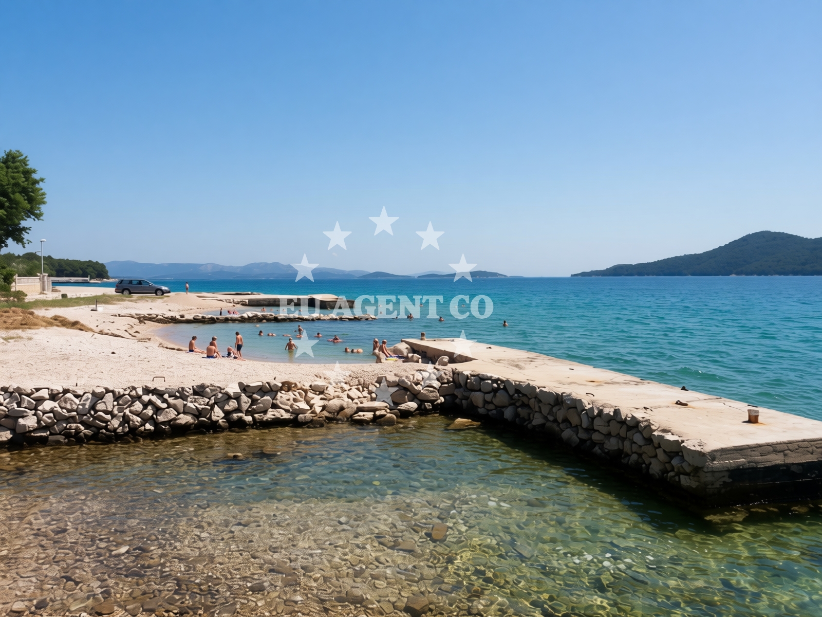 Navigational buoy in Zablace, Central Dalmatia
