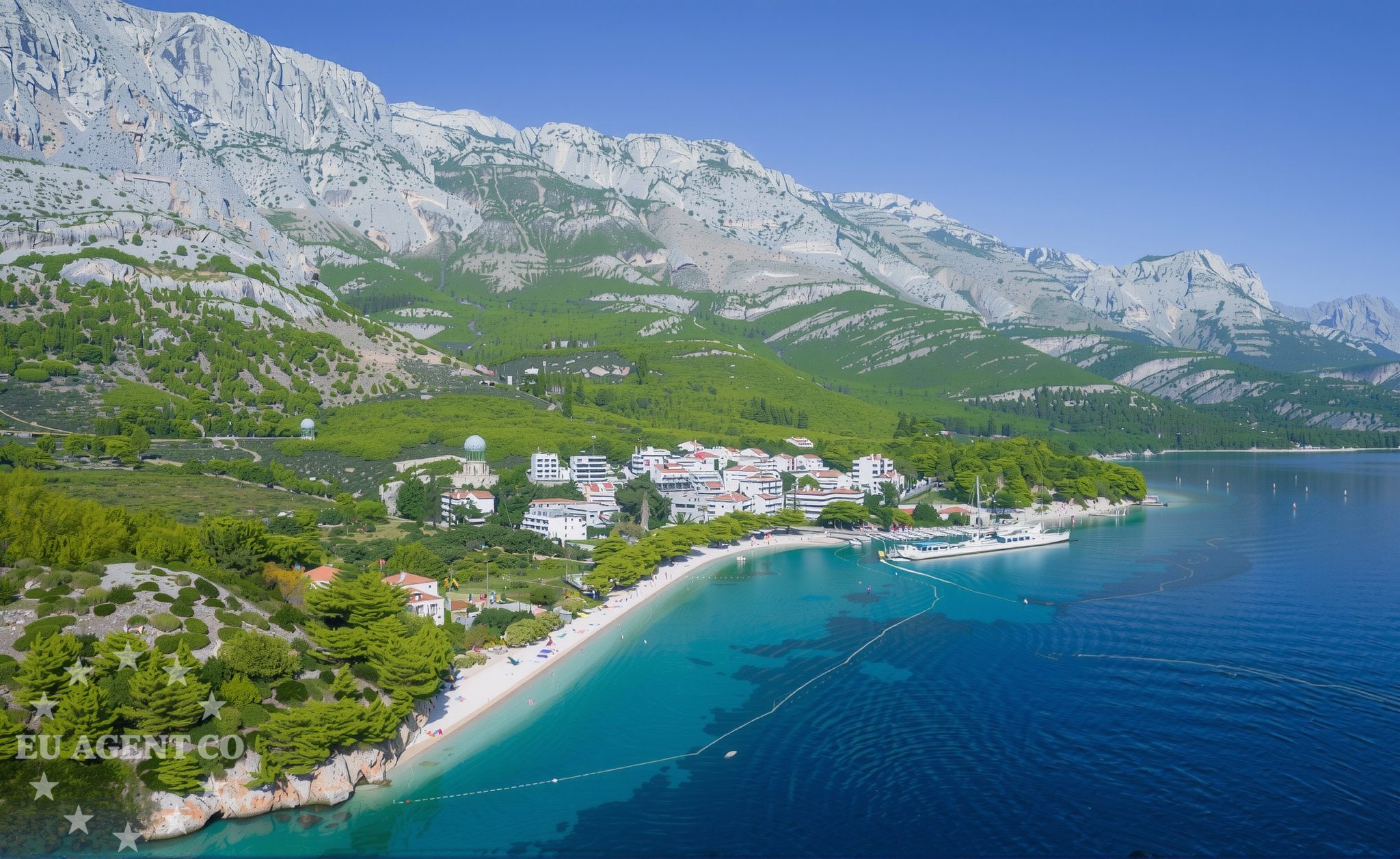 Additional view of Jetty buoy field in Jetty in Živogošće blato, Central Dalmatia, Croatia photo 5