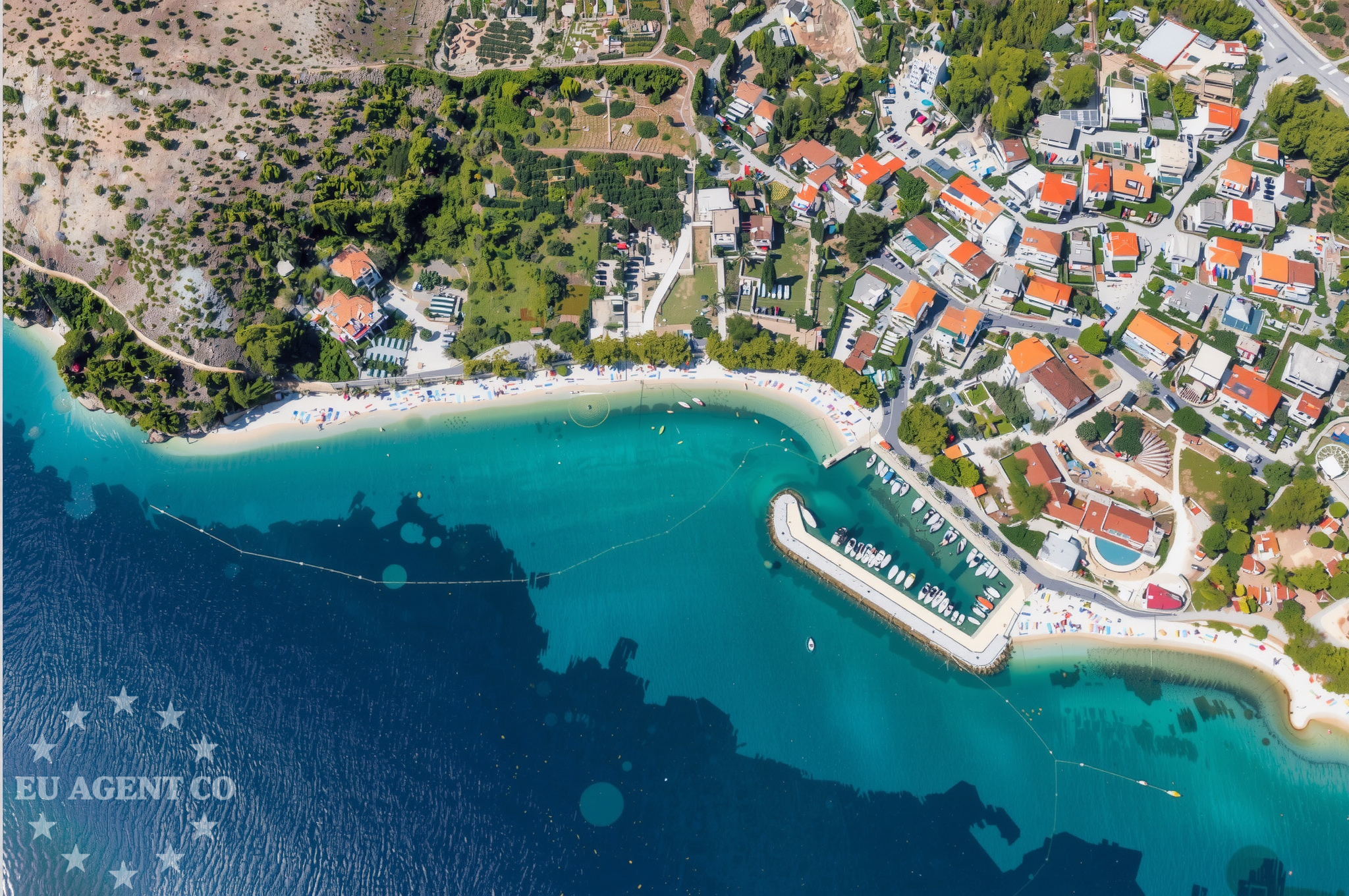 Additional view of Jetty buoy field in Jetty in Živogošće blato, Central Dalmatia, Croatia photo 6