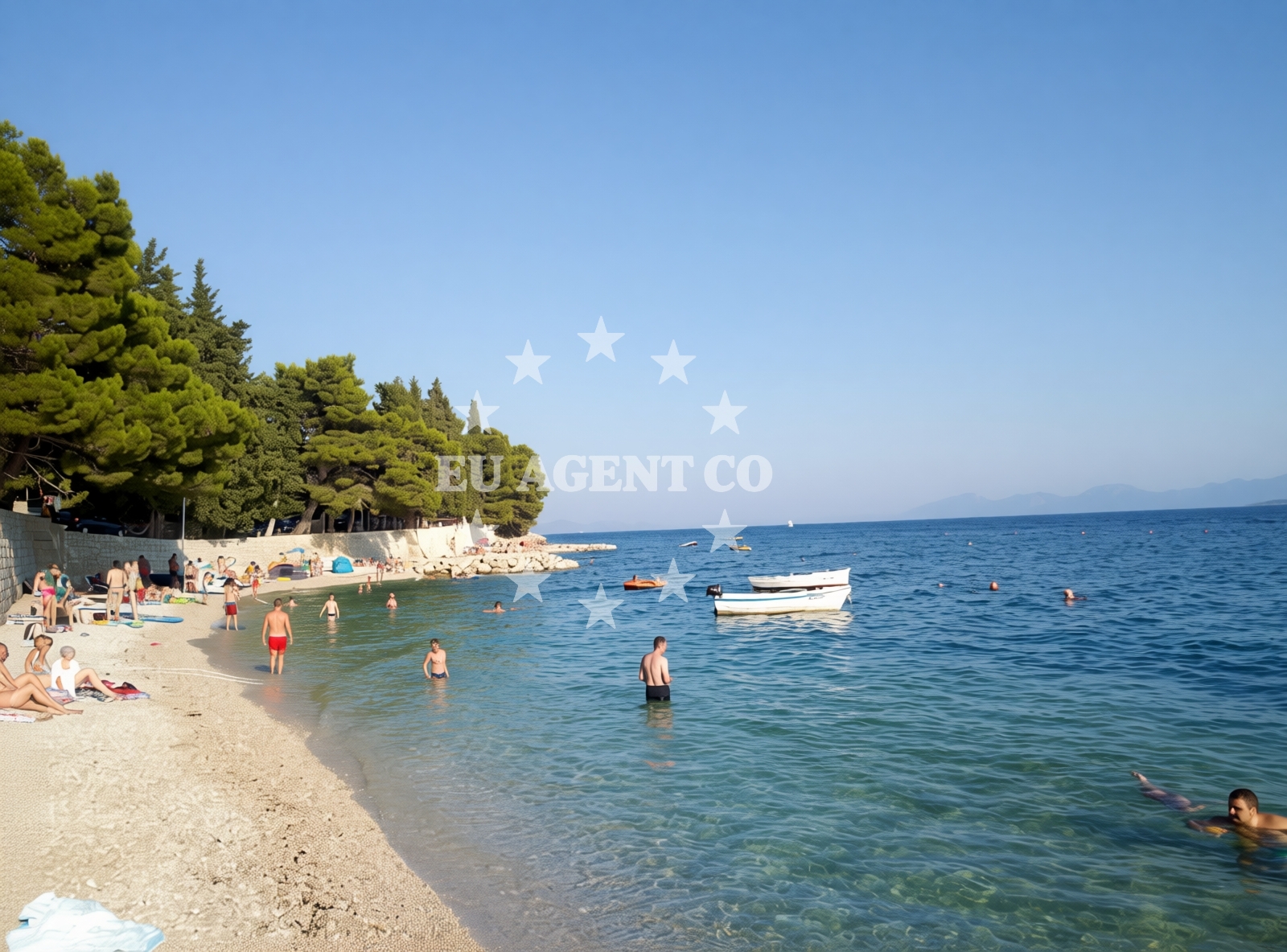 Zivogosce Blato Jetty in Mala Duba, Central Dalmatia
