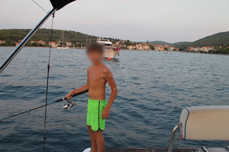 Marina berths near Zlarin Harbour, Croatia