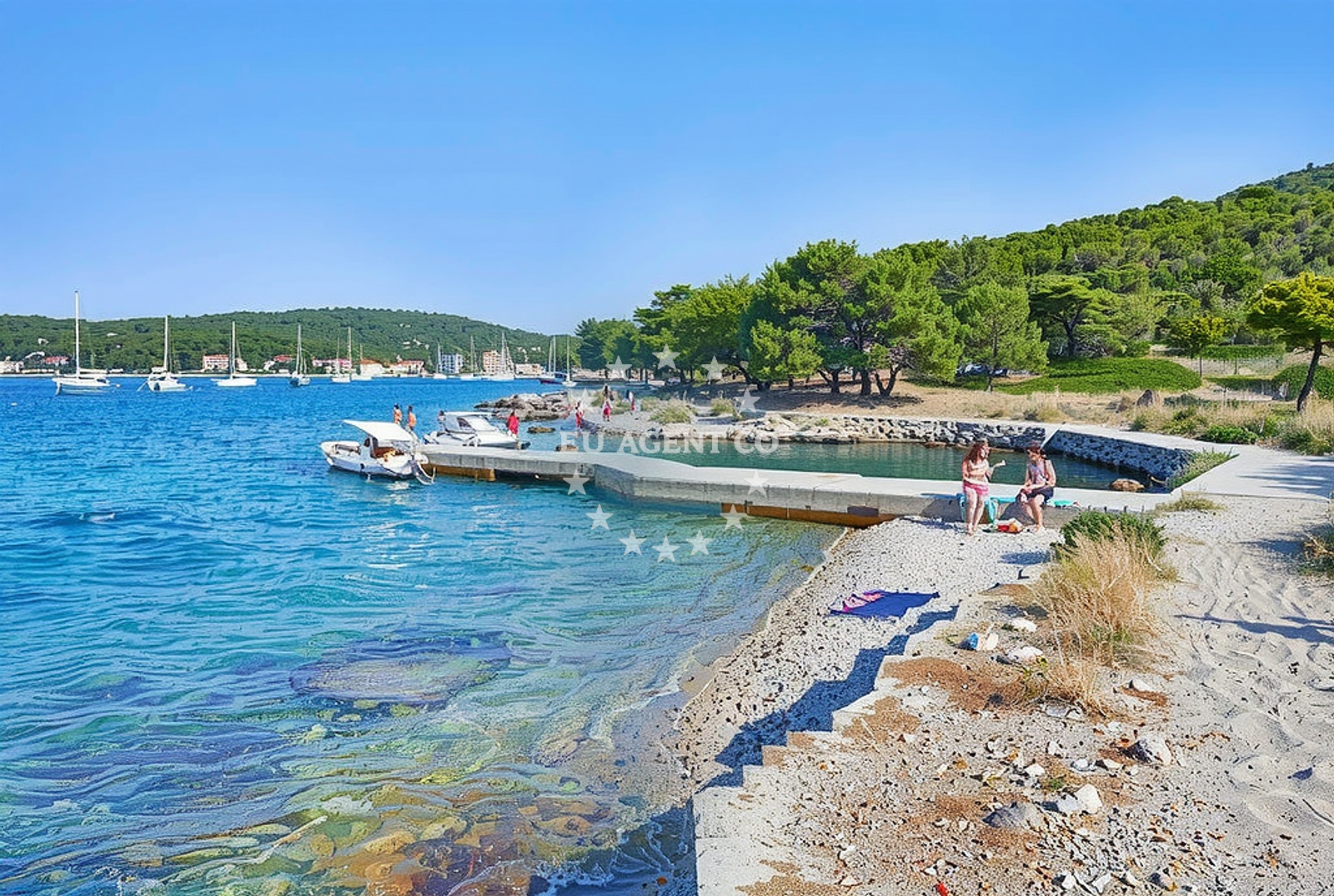 Additional view of Buoy field in Buoy field in Zlarin on the island Zlarin, Central Dalmatia, Croatia photo 5