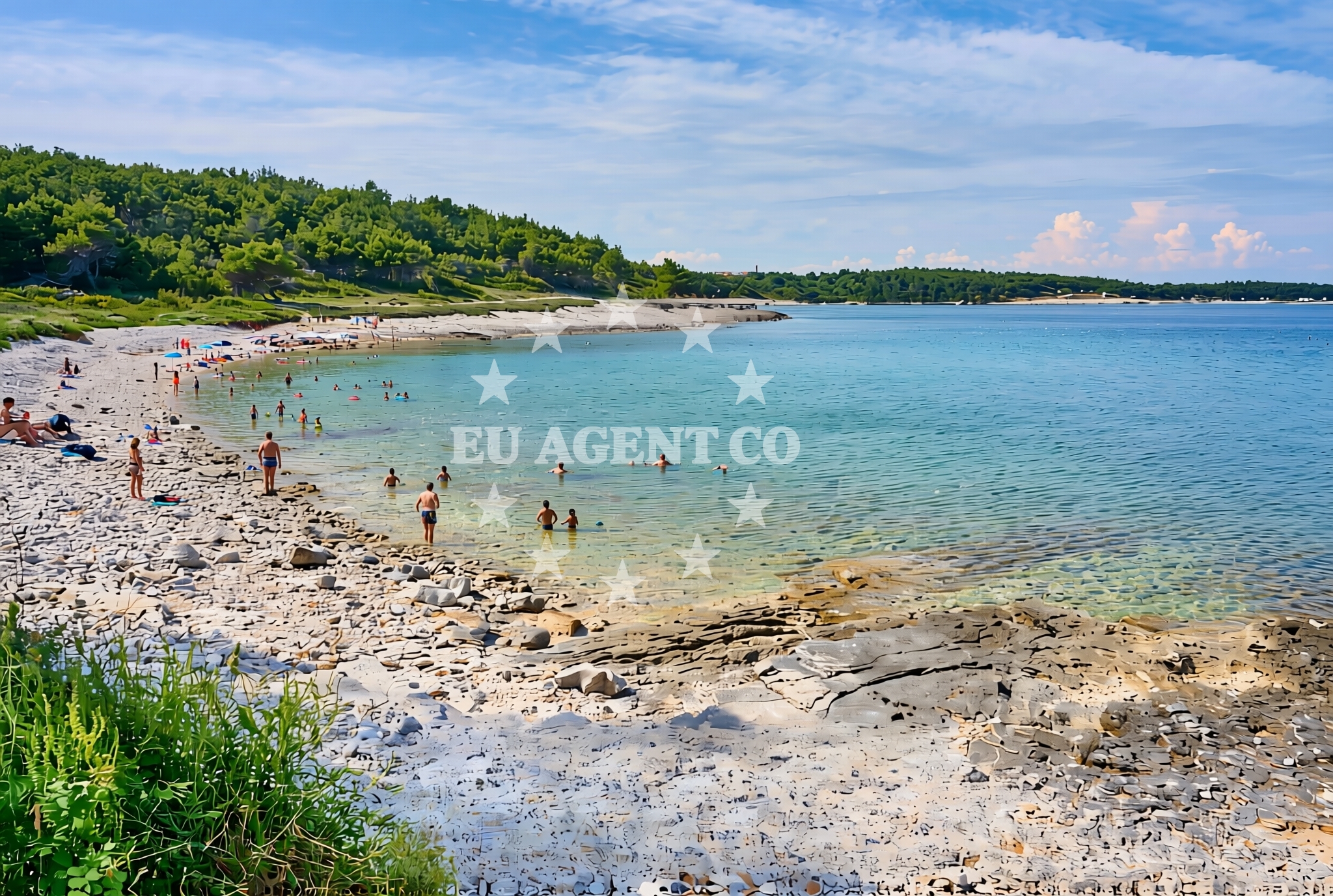 Buoy field location in Ceja, Istria and Kvarner, Croatia