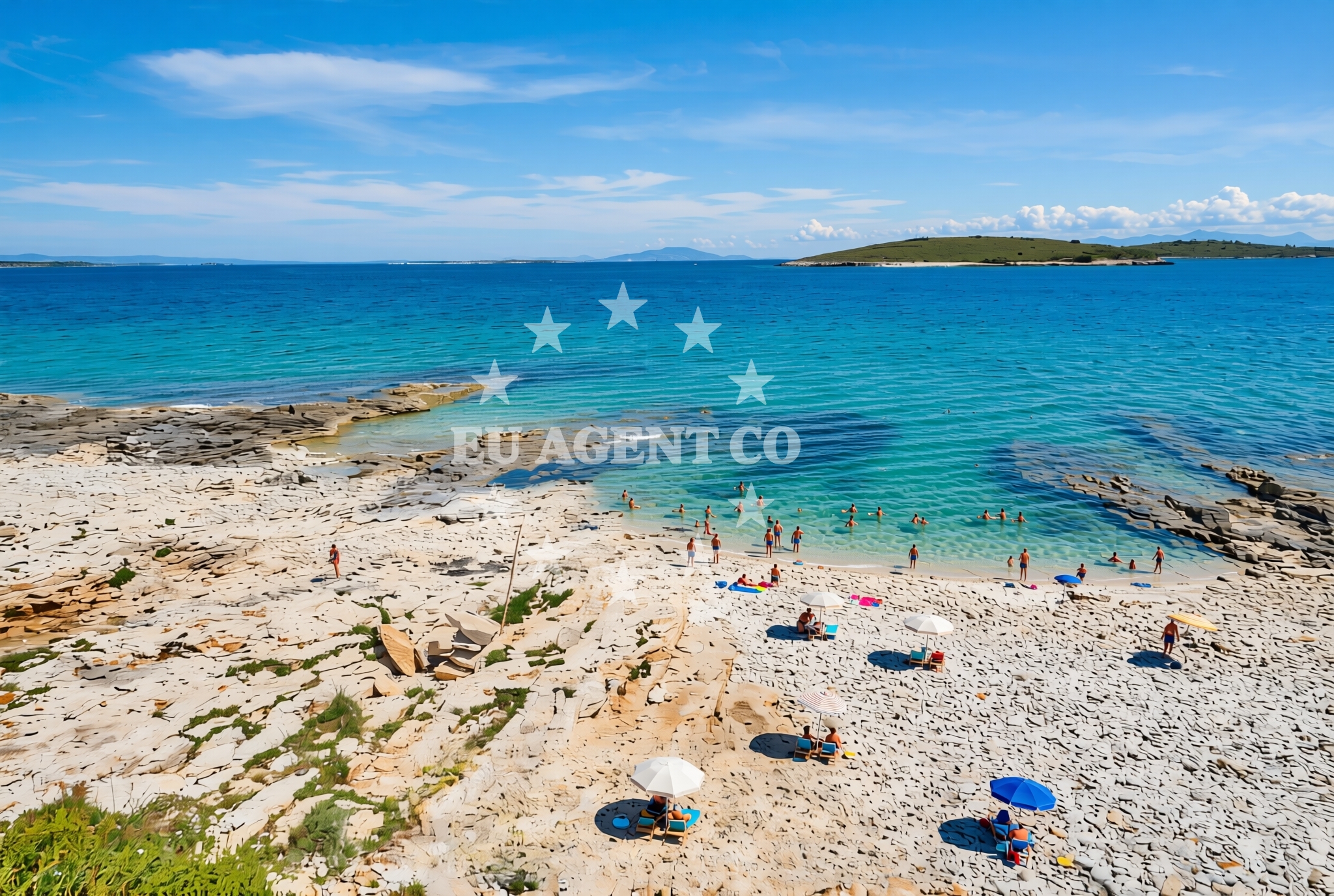 Adriatic Sea buoy reference point near Premantura Beach