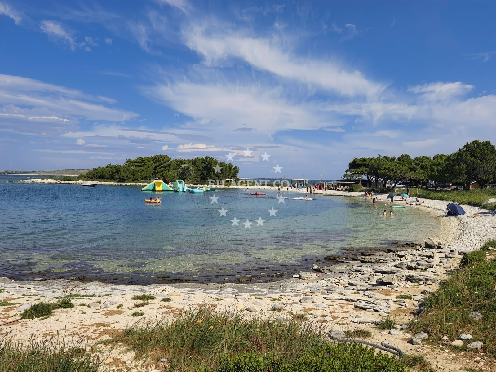 Premantura Beach near Ceja Jetty, Istria