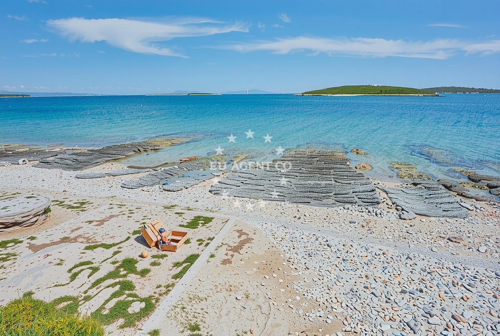 Additional view of Ceja buoy field in Jetty on the island Ceja, Istria and Kvarner, Croatia photo 5
