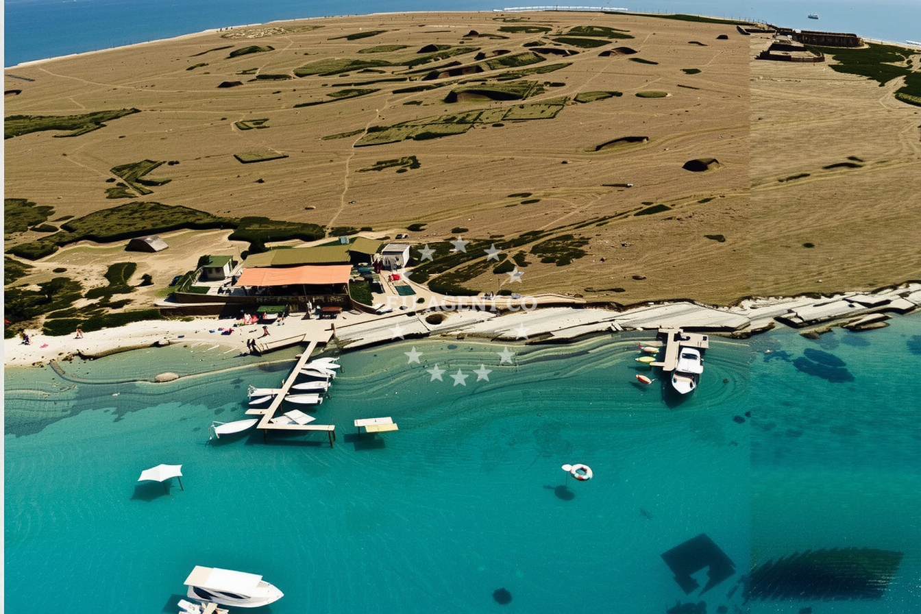 Additional view of Ceja buoy field in Jetty on the island Ceja, Istria and Kvarner, Croatia photo 9