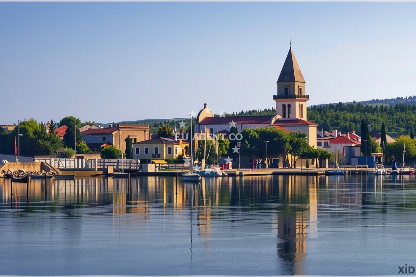 Additional view of Osor buoy field in Quay in Osor on the island Cres, Istria and Kvarner, Croatia photo 14