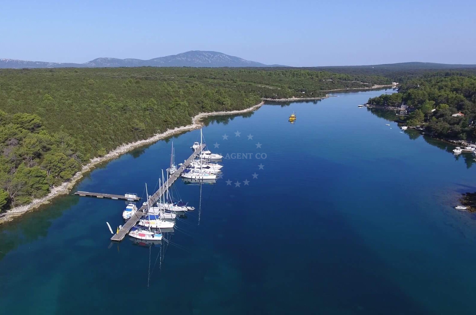 Additional view of Anchorage Jadriscica buoy field in Jetty in Pogana on the island Cres, Istria and Kvarner, Croatia photo 9