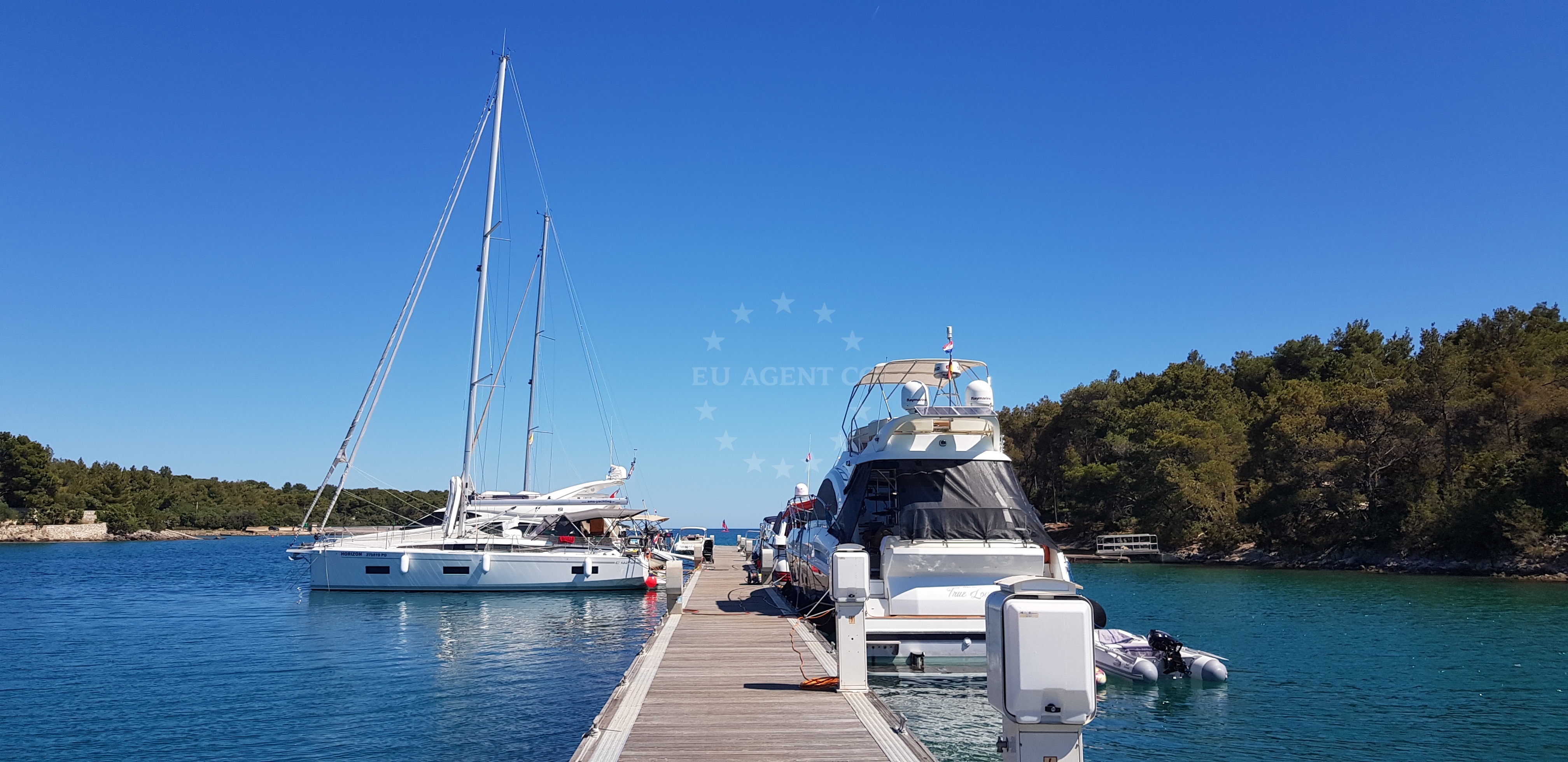 Additional view of Anchorage Jadriscica buoy field in Jetty in Pogana on the island Cres, Istria and Kvarner, Croatia photo 13
