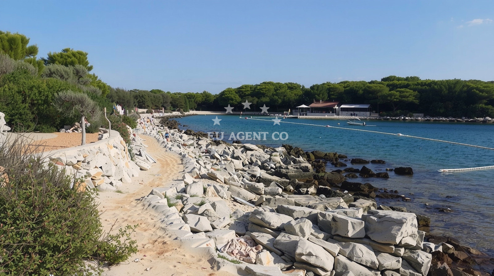 Additional view of Anchorage Jadriscica buoy field in Jetty in Pogana on the island Cres, Istria and Kvarner, Croatia photo 14