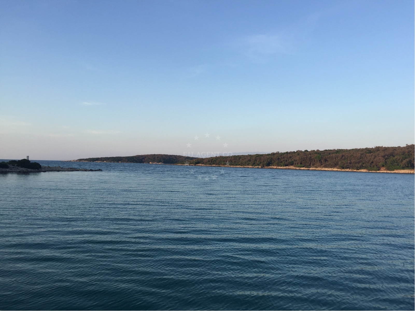 Navigational buoy markers near Uvala Majiška Bay, Cres