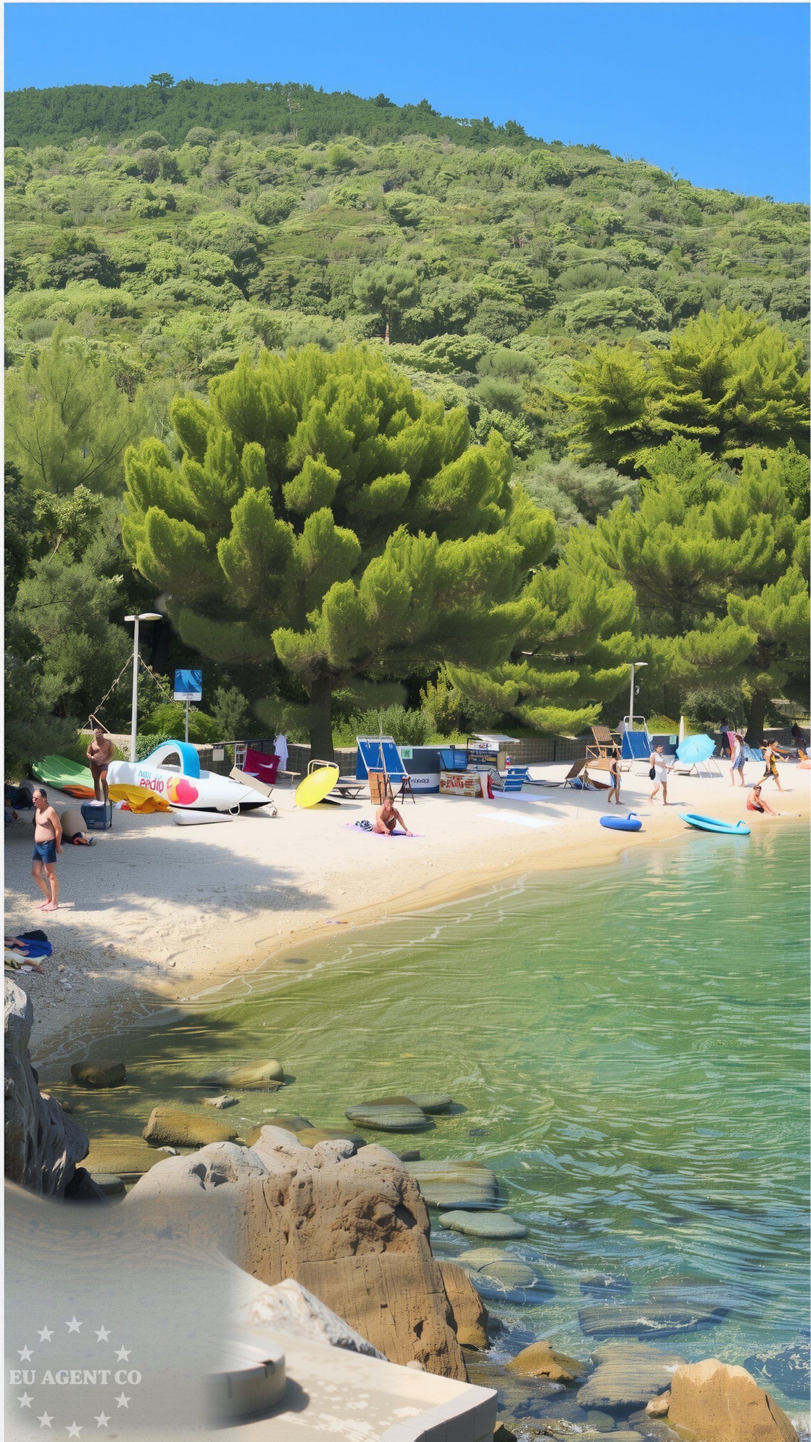 Additional view of Buoy buoy field in Buoy in Valun on the island Cres, Istria and Kvarner, Croatia photo 8