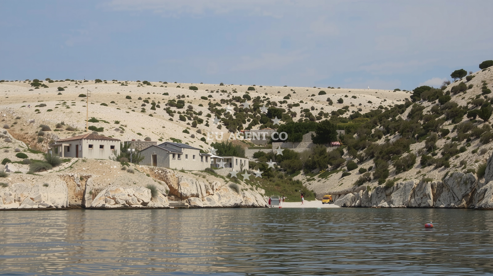 Porat Restaurant located near the quay on Goli Otok Island