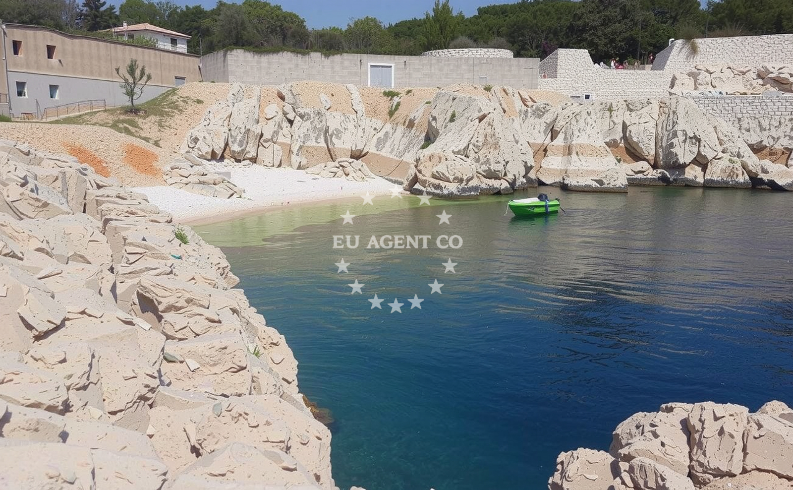 Additional view of Quay buoy field in Quay on the island Goli Otok, Istria and Kvarner, Croatia photo 4