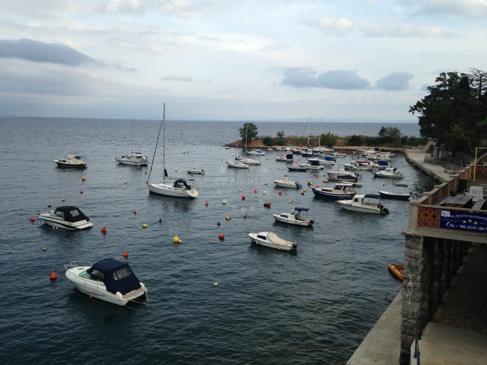 Local boats at Ika Jetty, Croatia
