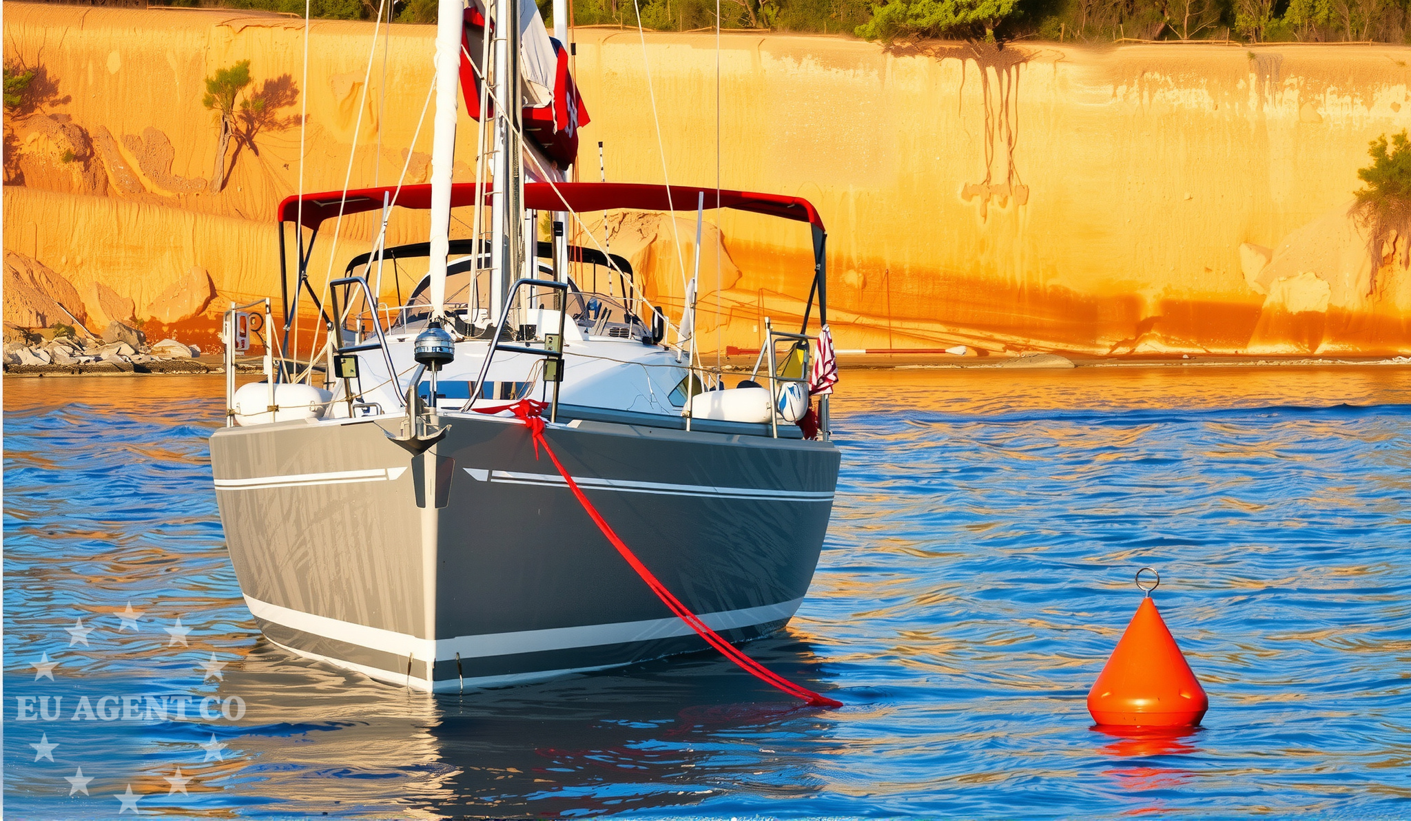 Buoy in Ivanca, Istria and Kvarner, Croatia