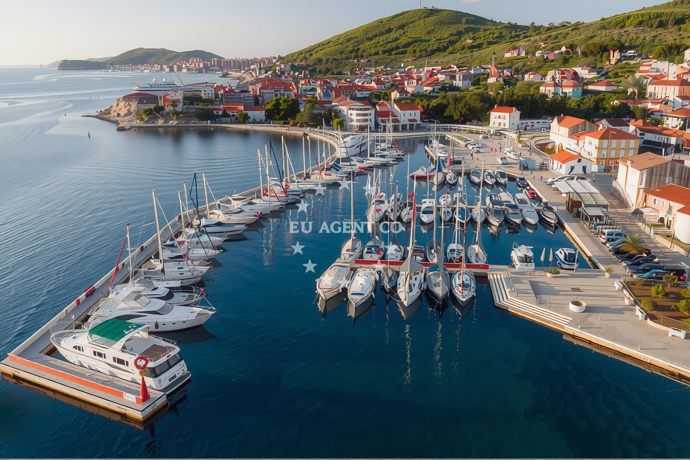 Buoy field in Karlobag, Istria and Kvarner, Croatia