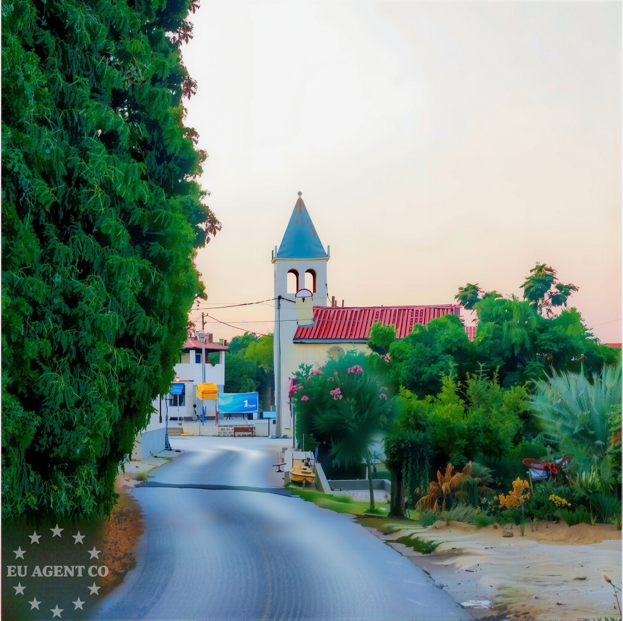 Jetty in Kavran, Istria and Kvarner, Croatia