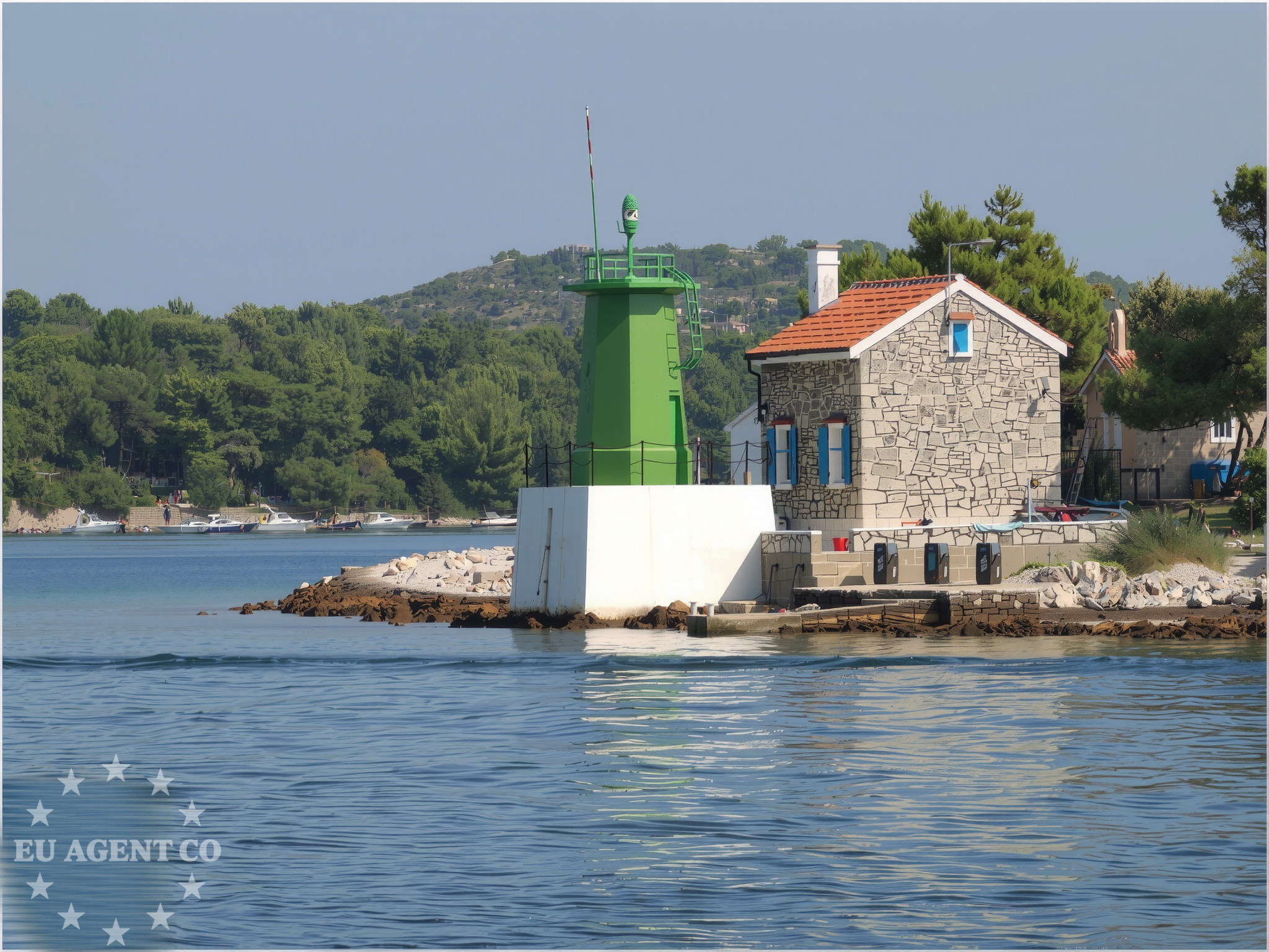 Additional view of Jetty buoy field in Jetty on the island Koludarc, Istria and Kvarner, Croatia photo 11
