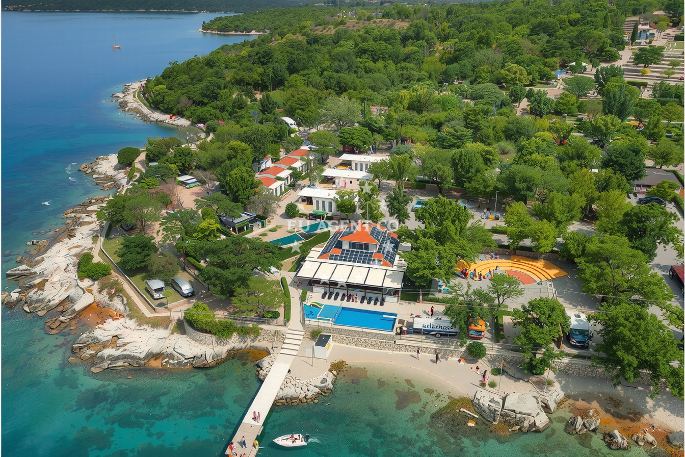 Additional view of Camp Glavotok buoy field in Jetty in Glavotok on the island Krk, Istria and Kvarner, Croatia photo 8