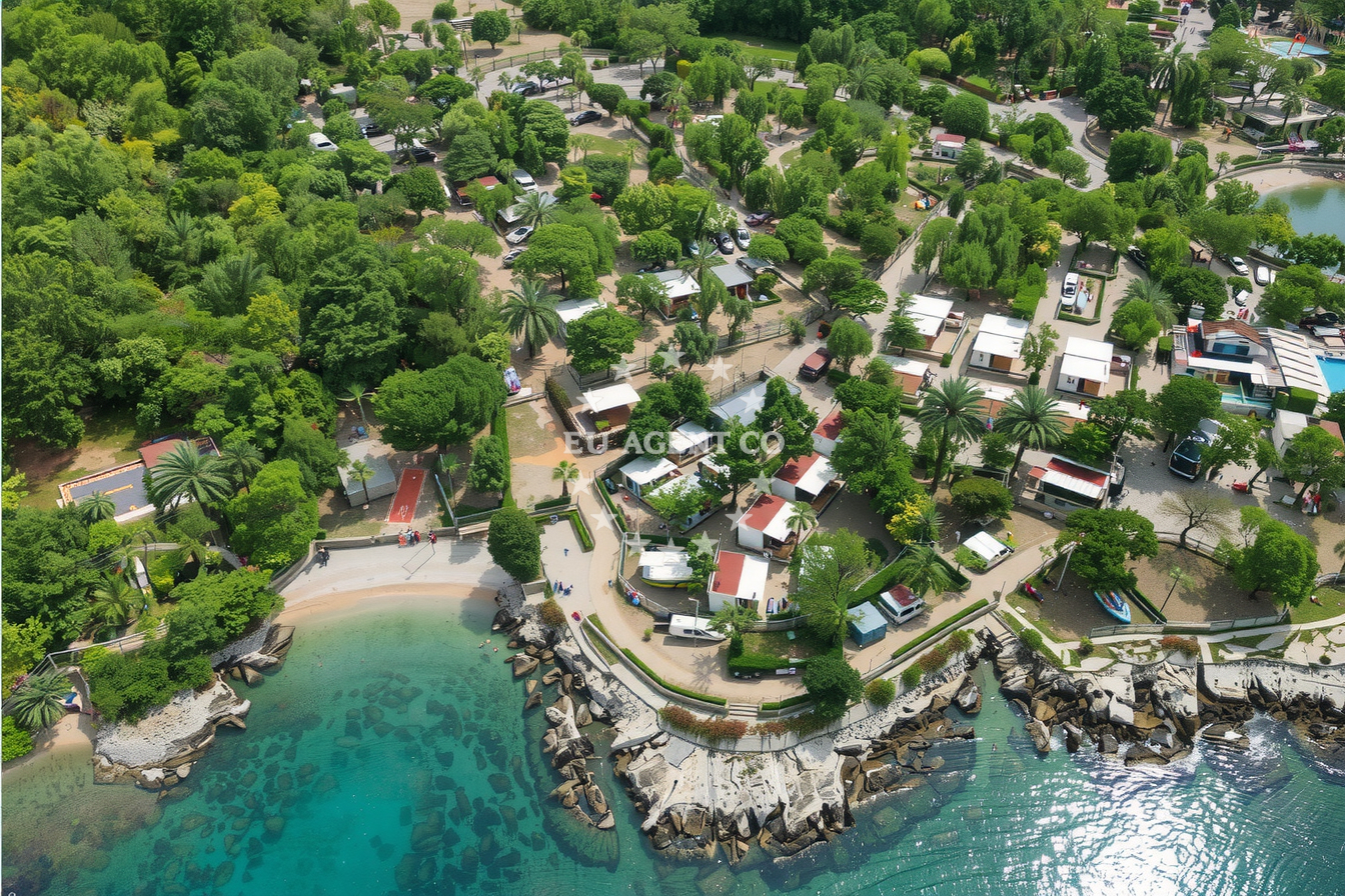 Additional view of Camp Glavotok buoy field in Jetty in Glavotok on the island Krk, Istria and Kvarner, Croatia photo 12