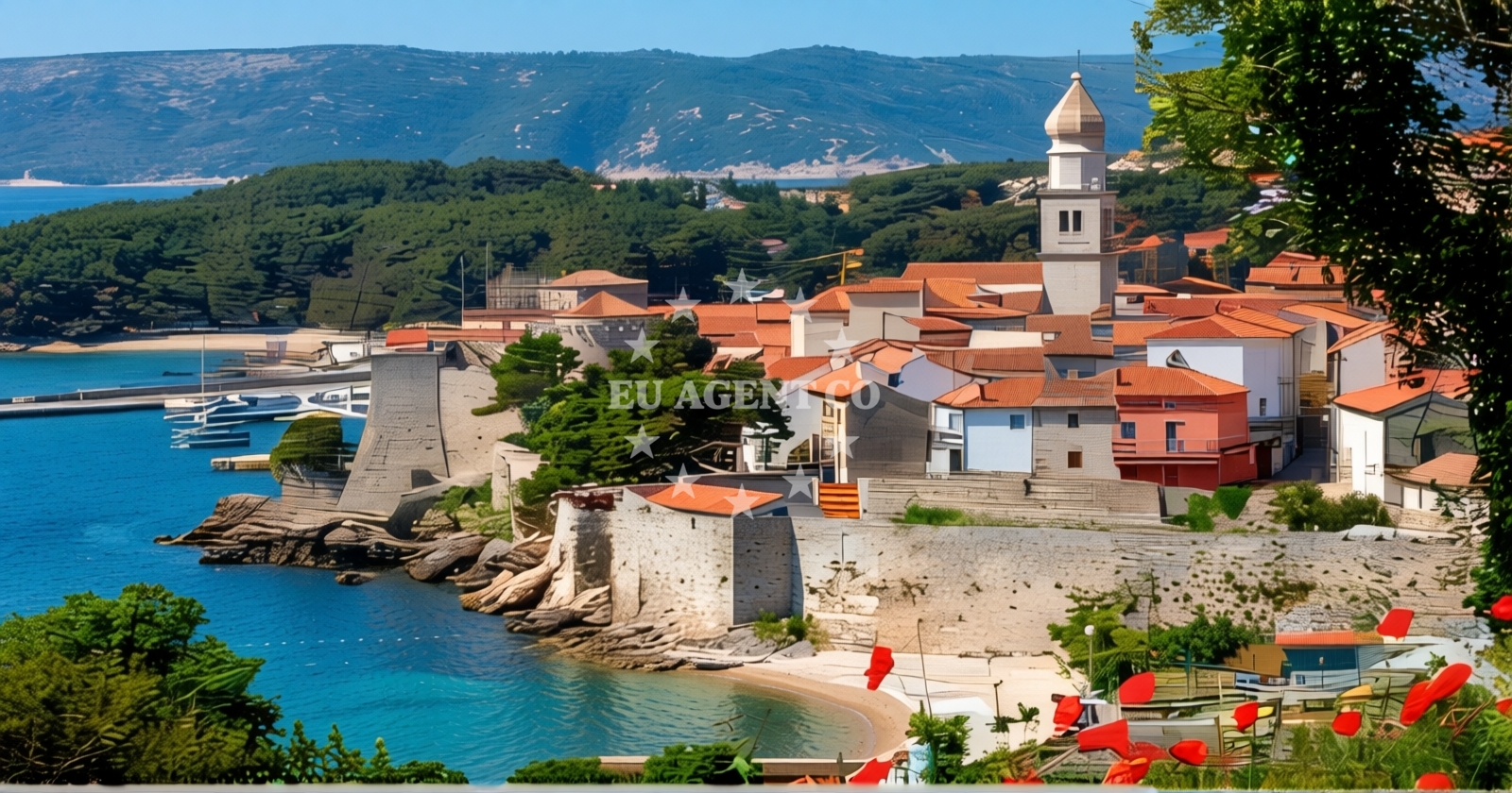 Additional view of Jetty buoy field in Jetty on the island Krk, Istria and Kvarner, Croatia photo 7