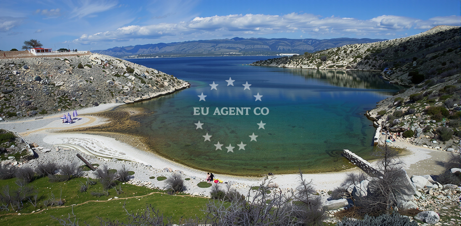 Ogrul Bay near Krk Jetty, Croatia