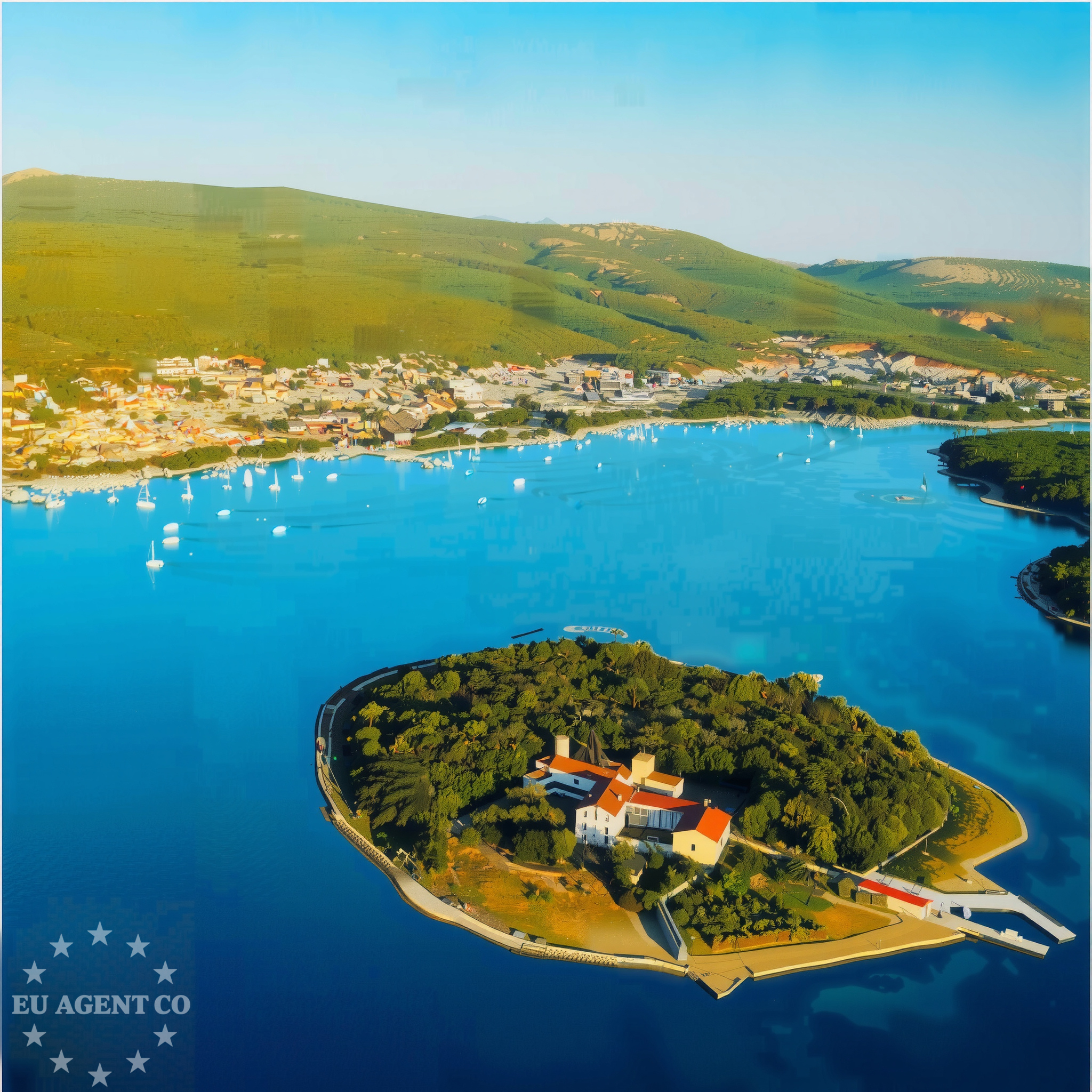 Additional view of Jetty buoy field in Jetty in Punat on the island Krk, Istria and Kvarner, Croatia photo 8
