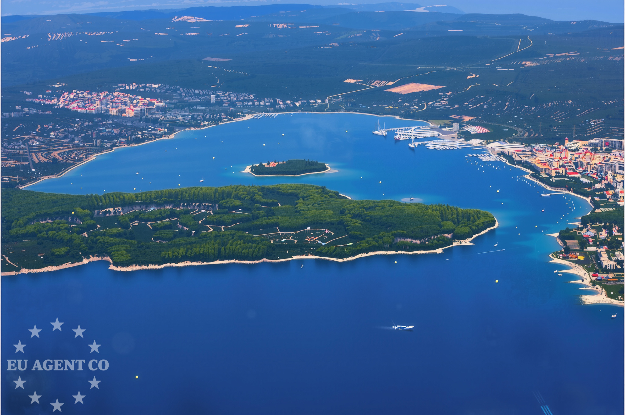 Additional view of Jetty buoy field in Jetty in Punat on the island Krk, Istria and Kvarner, Croatia photo 11